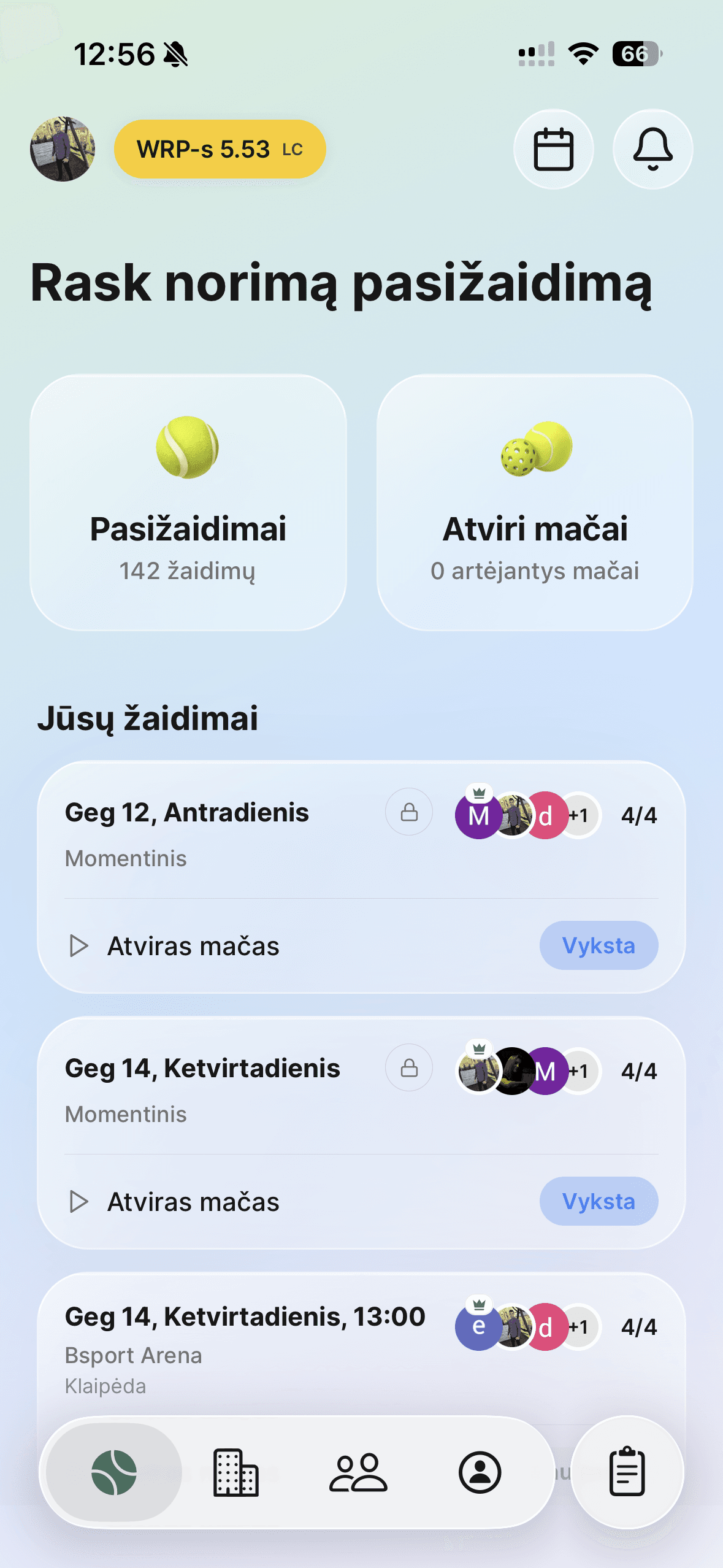Winero mobilioji programėlė